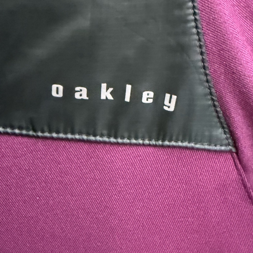 Oakley Purple Full Zip Hooded Jacket Softshell Athletic - Picture 3 of 6
